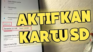 Cara Mengaktifkan Kartu SD  Tutorial Android [upl. by Enirehtak71]