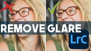 Remove Glare From Glasses In Lightroom 2 Easy Methods [upl. by Gildea]