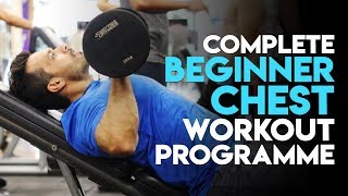 Complete Beginner Chest Workout  FitMuscle TV [upl. by Kristof]