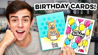 Easy DIY Birthday Card Ideas in 7 MINUTES [upl. by Limann]