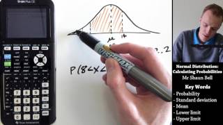 Normal Distribution Calculating Probabilities TI 84 Plus CE [upl. by Eedyak]