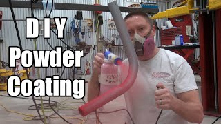 DIY Powder Coating  How to  Eastwood Co Kit Try Out [upl. by Vlad]