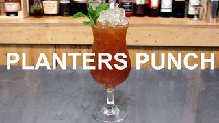 TIKI WEEK Planters Punch Cocktail Recipe [upl. by Corene]