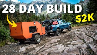 FULL TOUR  How To Build an AFFORDABLE CAMPER in 4 Weeks [upl. by Pul]