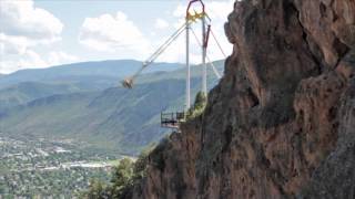 Giant Canyon Swing at Glenwood Caverns [upl. by Alton]