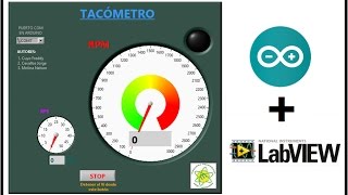 Tacómetro en Arduino y LabVIEW [upl. by Franzoni399]