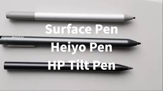 Comparing the HP Tilt Pen with other MPP 20 pens [upl. by Laverne]