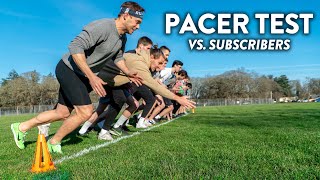 PACER Fitness Test Beep Test vs Subscribers [upl. by Liamaj]