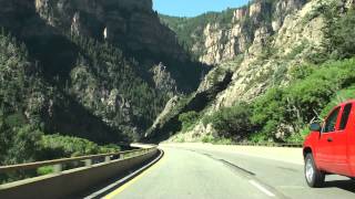 I70 Colorado Glenwood Canyon [upl. by Nekcarb]