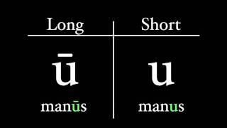 The Latin Alphabet  Vowel Pronunciation [upl. by Ahsieym]