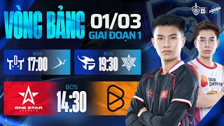 1S vs BOX  TDT vs BSS  FPT vs SPN  GĐ1  ABBEN ENERGY ĐTDV MÙA XUÂN 2025  0103 [upl. by Ardeth]