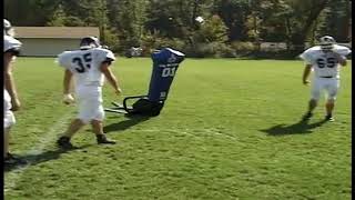 Rogers Athletic Tackle Sled Drills [upl. by Aciretal519]