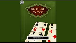 Klondike Solitaire  Gameplay [upl. by Arias]