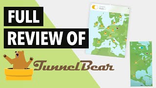 TunnelBear REVIEW 2022⭐  Why You Should Maybe Avoid This VPN Provider ❌ FREE VERSION [upl. by Jamila]