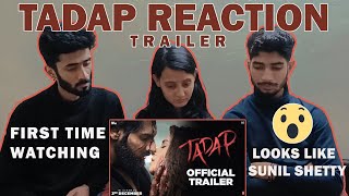 Tadap  Official Trailer REACTION  Ahan Shetty  Tara Sutaria  Sajid Nadiadwala [upl. by Kinzer]