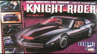 Knight Rider KITT Car 125 Scale MPC 806 Model Kit Build amp Review [upl. by Llenrub238]