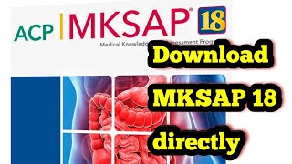 Donwload MKSAP 18 PDF New [upl. by Merna]