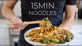 15MIN Noodle Stir Fry Recipe TO MAKE TONIGHT [upl. by Elohcin]