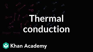 Thermal conduction  Thermodynamics  Physics  Khan Academy [upl. by Toby206]