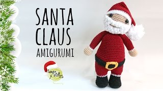 Tutorial Santa Claus Amigurumi Ganchillo  Crochet [upl. by Heyman]