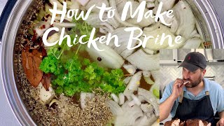 Chicken Brine Recipe  Wet and Dry [upl. by Leonelle]