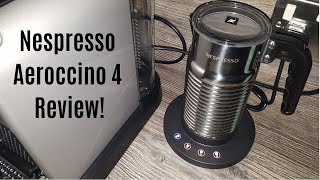 Nespresso Aeroccino 4 Milk Frother Review  Worth upgrading from the Aeroccino 3 [upl. by Lauder]