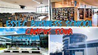 ESSEC Business School Campus Tour  Study in France [upl. by Abramson587]