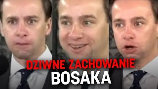 Dziwne zachowanie Krzysztofa Bosaka podczas konferencji [upl. by Barret]