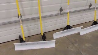 quotTHE SNOWPLOWquot Snow Shovel 48 inch amp 36 inch overview comparison [upl. by Finer]