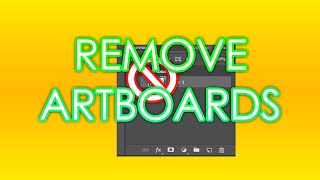 Remove Artboards in PhotoShop CC [upl. by Prudhoe]