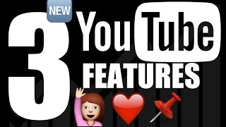 3 New YouTube Comment Features 🙋 Standout ❤️ Heart 📌 Pin [upl. by Berni830]