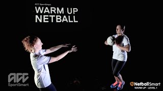 NetballSmart  Warmup  Level 1 [upl. by Aiekal]