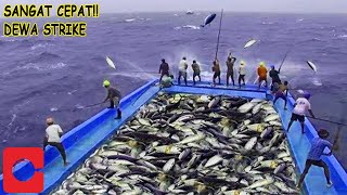 SANGAT CEPAT DEWA STRIKE MANCING IKAN TUNA DI LAUT LEPAS  MANCING YANG MENGAGUMKAN [upl. by Attenaej627]