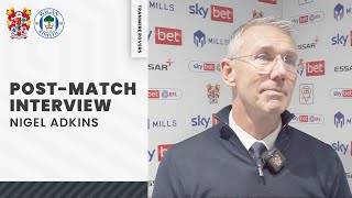 Post Match  Nigel Adkins Wigan H  BSM Trophy [upl. by Crescen]