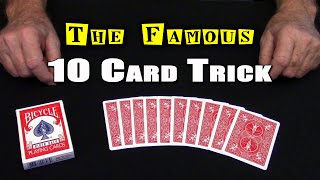 Ed Marlos Famous 10 CARD TRICK  An InDepth Tutorial [upl. by Milburn721]