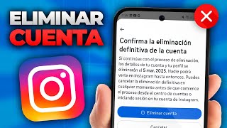 Como ELIMINAR CUENTA de INSTAGRAM [upl. by Euh]