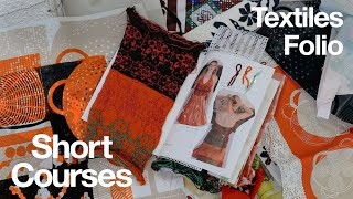 Perfect your Textiles Portfolio  Short Courses [upl. by Nyrak]