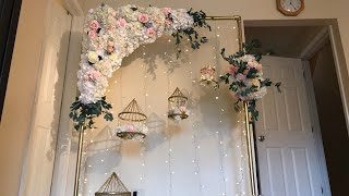 DIY Floral Swag DIY Floral Arch [upl. by Boris25]