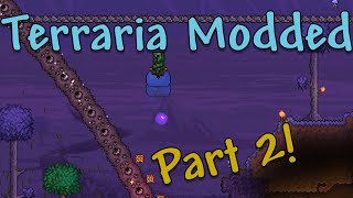 The 60 Modpack TERRARIA PLAYTHROUGH  Part 2 [upl. by Ahsakat728]