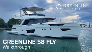 Greenline 58 Fly  September 2023  Full Walkthrough Video [upl. by Antrim]