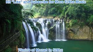 75 Minutes of Mozart 528hz [upl. by Wichern407]