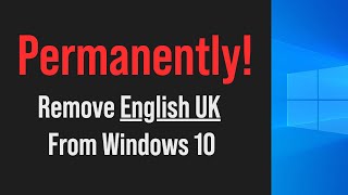 The English UK Keyboard keeps coming back how to permanently fix on Windows 1011 [upl. by Ramsa167]