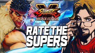 RATE THE SUPERS Street Fighter V Arcade Edition [upl. by Okemak]