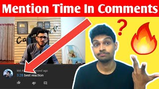 How To Mention Time In YouTube Comments  How To Comment Time In YouTube  YMK You Must Know [upl. by Oesile83]