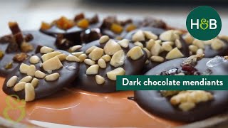 Vegan Dark Chocolate Mendiants  Recipe  HampB [upl. by Ydur]