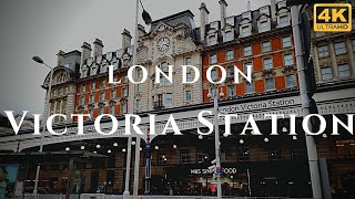 London Victoria Station Walk Through England 4K [upl. by Gapin95]