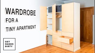 I Built a Wardrobe  Tiny Apartment Build Ep12 [upl. by Inittirb]