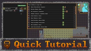 Dwarf Fortress  Quick Tutorial  Burrows [upl. by Dimitry]