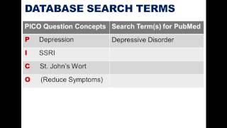 PubMed Search a PICO Question [upl. by Alyahsat990]