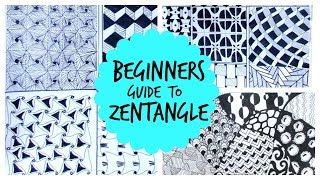 Beginners Guide to Start Zentangles [upl. by Anim]